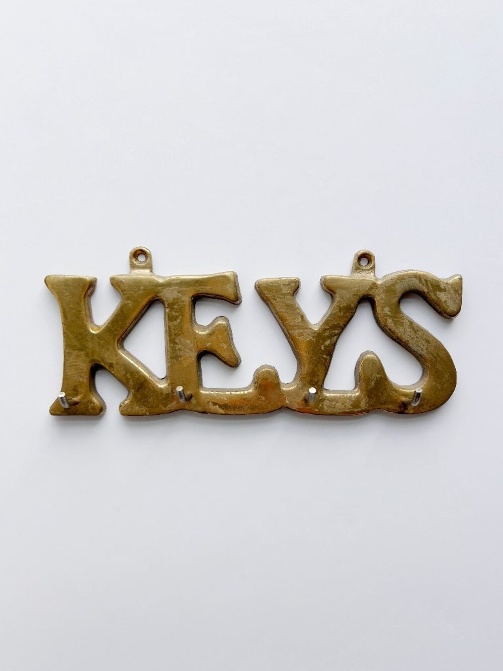 Vintage Brass Keys Holder